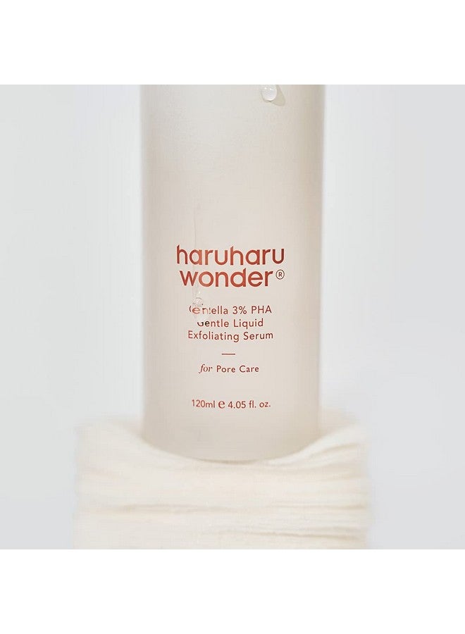 HARUHARU Aruharu Wonder Centella 3% Pha Gentle Liquid Exfoliating Serum 4.06 Fl Oz / 120Ml ; Hypoallergenic Pha Ingredients ; Vegan Crurelty Free Ewggreen - Image 3