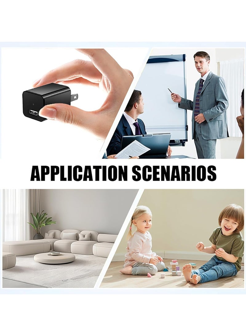 REBENUO Invisible Camera Charging Adapter  1080P Full HD Motion Sensor Loop Recording  No WiFi Needed For Home or Office - Image 5
