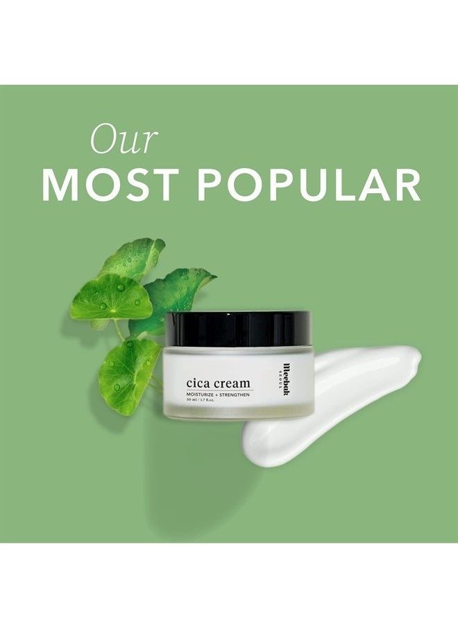 Meebak - Cica Face Moisturizer for Women Anti-Aging, Anti-Wrinkles Natural Korean Cica Cream 1.68 fl.oz - Image 1