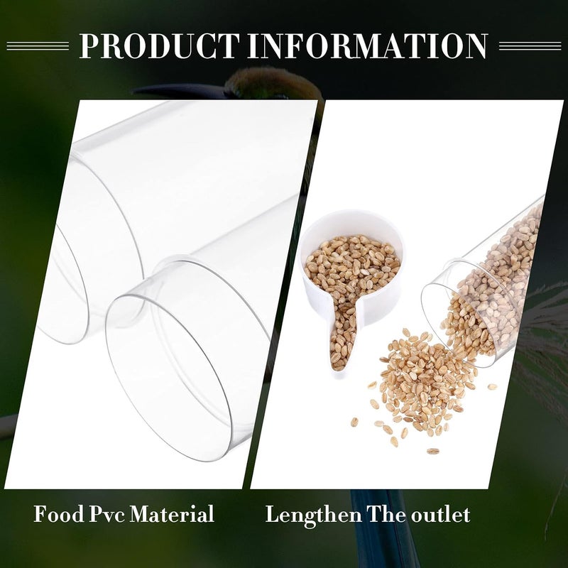 Weewooday 4 Pieces Automatic Bird Feeder Cage Water Dispenser Bird Water Feeder Hamster Cage Waterer Accessory Drinker Bottle for Hamster Parrot(Classic Style,200 ml) - Image 3