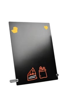 Eckek Ekek  Chalkboard Sign Tabletop Chalkboard Signs with Base Stand Carbon Steel Menu Chalkboard Stand,Message Board for Shop, Restaurant, Home Decoration  - Image 2