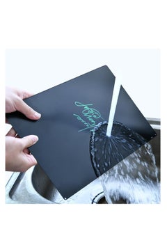 Eckek Ekek  Chalkboard Sign Tabletop Chalkboard Signs with Base Stand Carbon Steel Menu Chalkboard Stand,Message Board for Shop, Restaurant, Home Decoration  - Image 3
