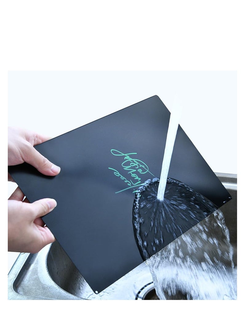 Eckek Ekek  Chalkboard Sign Tabletop Chalkboard Signs with Base Stand Carbon Steel Menu Chalkboard Stand,Message Board for Shop, Restaurant, Home Decoration - Image 3