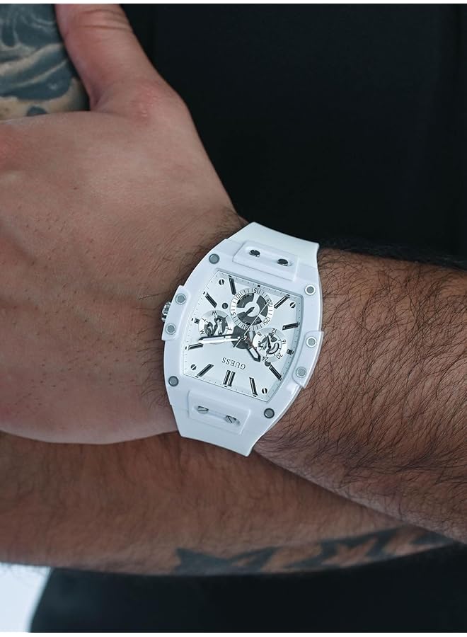 جس ساعة رجالية كاجوال من تريند تونيو مرصعة بالألماس مقاس 43 مم - Image 2