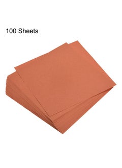 MECCANIXITY 100 Sheets Origami Paper Double Sided Orange Red 6X6 Inch Square Sheet For Art Craft Project Beginners Gifts Decor  - Image 4