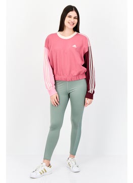 Adidas Women Sportswear Fit Long Sleeves Outdoor Sweatshirt, Multicolor  - Image 4