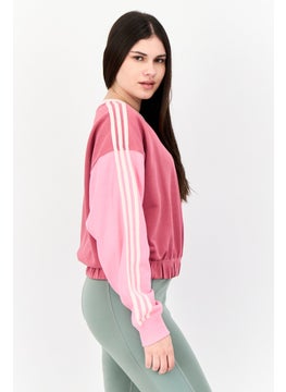 Adidas Women Sportswear Fit Long Sleeves Outdoor Sweatshirt, Multicolor  - Image 2