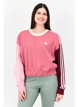 Adidas Women Sportswear Fit Long Sleeves Outdoor Sweatshirt, Multicolor  - Image 1