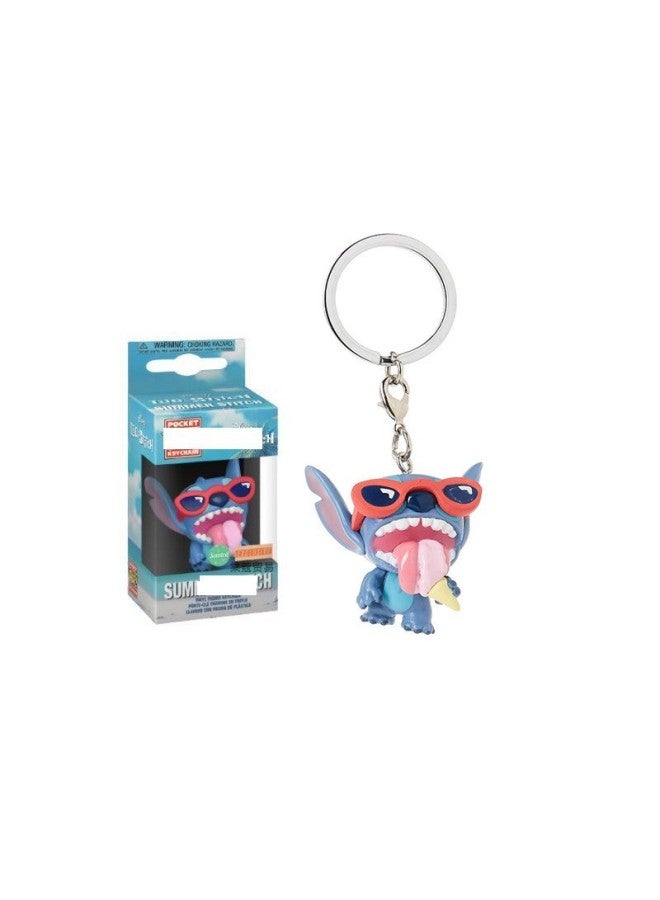 Cartoon Key Chain Pendant Hand Gift-Color:Scented Stitch Keychain  - Image 1
