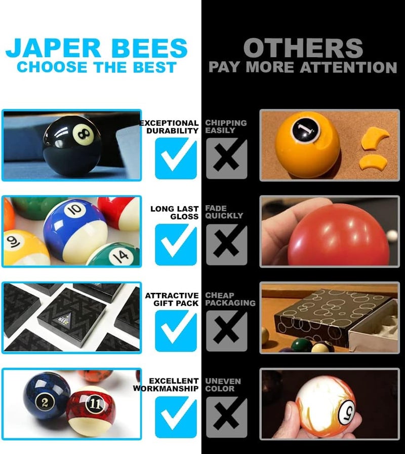 JAPER BEES Billiard Balls Pool Balls Billiard Set - Image 5