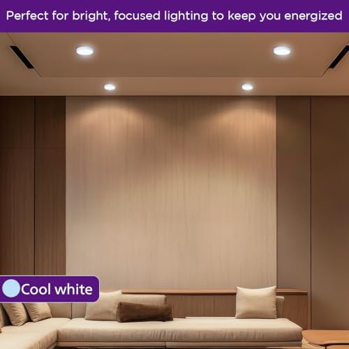 ECOLINK إيكو لينك 3 في 1 15 واط إضاءة سقف LED | مفتاح المشهد إضاءة سطح كاملة التوهج للمنزل والقاعة | أبيض قابل للتعديل، عبوة من 1 - Image 4