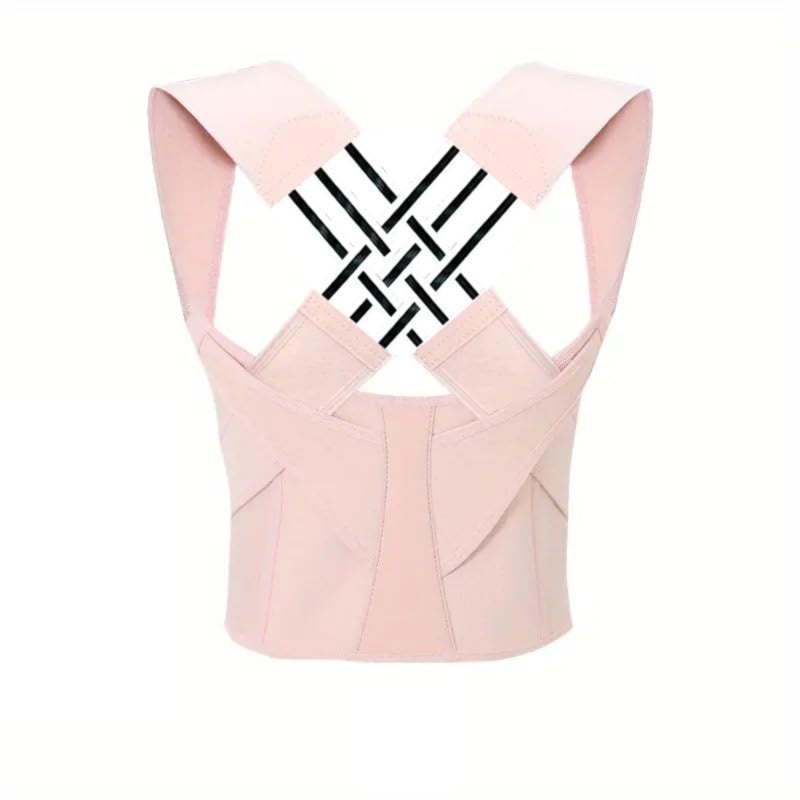 Male and female anti hunchback correction strap, beautiful back, and anti hunchback correction device  pink   XL - Image 1