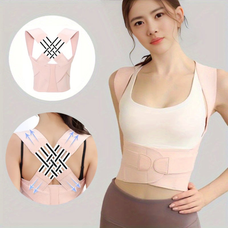 Male and female anti hunchback correction strap, beautiful back, and anti hunchback correction device  pink   XL - Image 3
