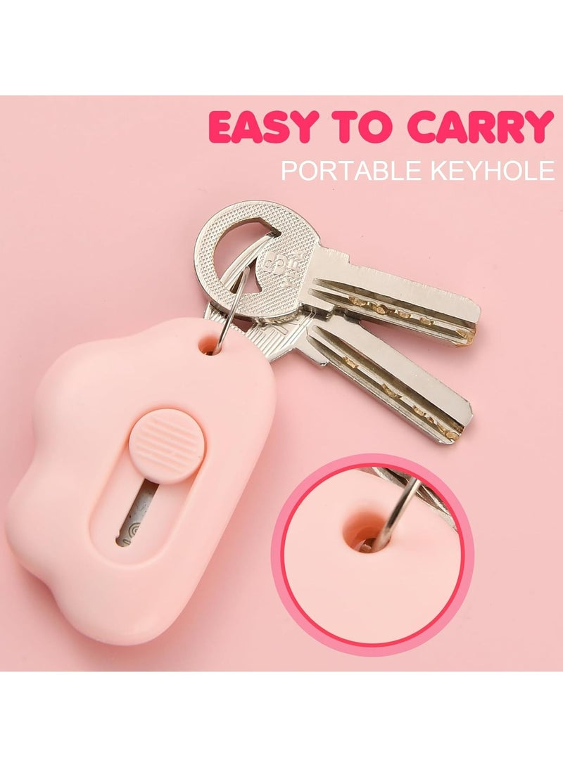 Oasisgalore 3Pcs Cute Box Opener Cutter, Mini Utility Knife for Letter Small Box Opening Paper Cutting Cloud Shaped Package Opener Cutter for Home and Office Use  - Image 4