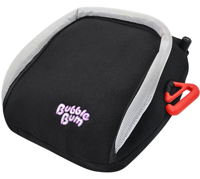 bubblebum Inflatable Backless Booster Car Seat, Portable Travel Booster Seat, Booster Seats for Cars 40-100 lbs, Kids & Child 4-10 years old - Black - Image 1