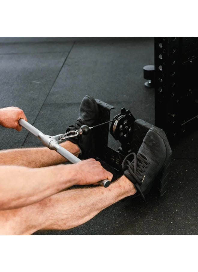 CHAMP KIT Cable Machine Attachments Set – Pull Handle, Straight Bar, Triceps Rope, Ankle Strap – Full Gym Accessories Kit  - Image 5