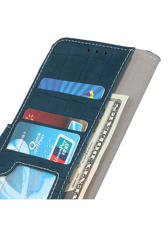 اس-توب جراب لهاتف Samsung Galaxy S23+ 5G، جراب هاتف جلدي مغناطيسي بنقشة جلد التمساح قابل للطي أفقيًا - Image 4