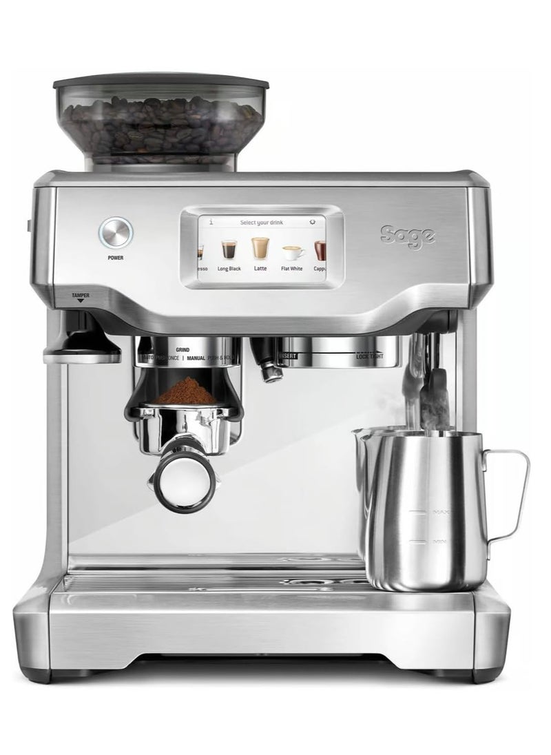 Sage - The Barista Touch - Bean to Cup Coffee Machine with Grinder and Milk Frother - Brushed Stainless Steel, BES880BSS - Image 1