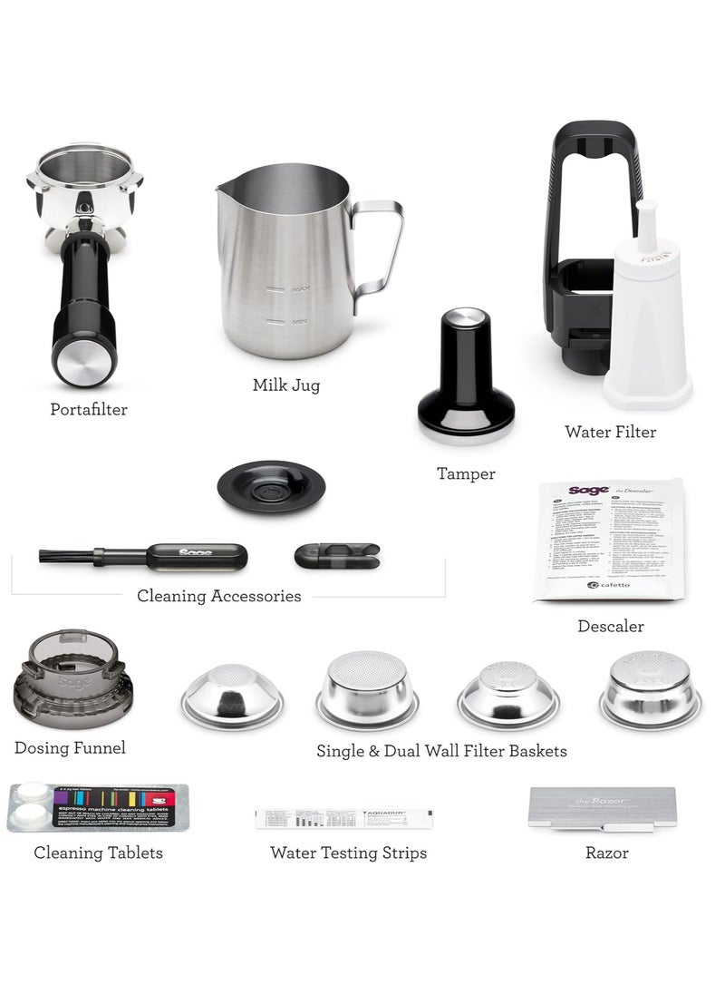 Sage - The Barista Touch - Bean to Cup Coffee Machine with Grinder and Milk Frother - Brushed Stainless Steel, BES880BSS - Image 1