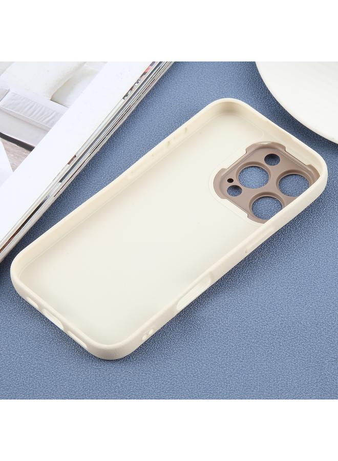 S-TOP Case For iPhone 16 Pro Max Plain Imitation Leather Back Cover Phone Case - Image 4