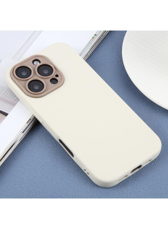 S-TOP Case For iPhone 16 Pro Max Plain Imitation Leather Back Cover Phone Case - Image 2