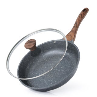 SENSARTE Nonstick Frying Pan Skillet with Lid Omelet Pan with Cover Healthy Egg Pan Chefs Pan Kitchen Cooking Pan PFOA Free 8inch  Glass Lid - pzsku/Z0C161850895118A74D29Z/45/1749491100/0cf8b825-adf1-4aae-b311-4da085e39b21