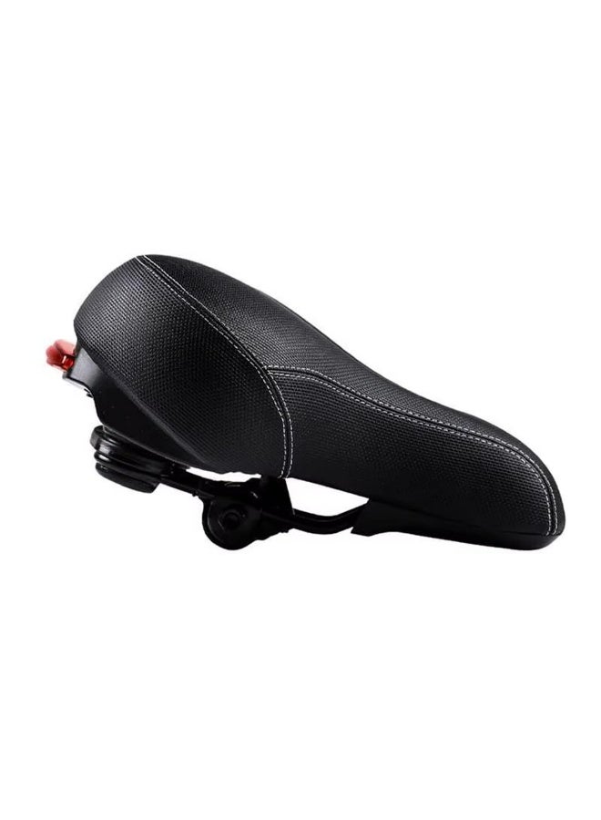 Shock-Absorbing Bike Saddle with LED Taillight - Universal MTB/Road Cycling Seat - Image 4