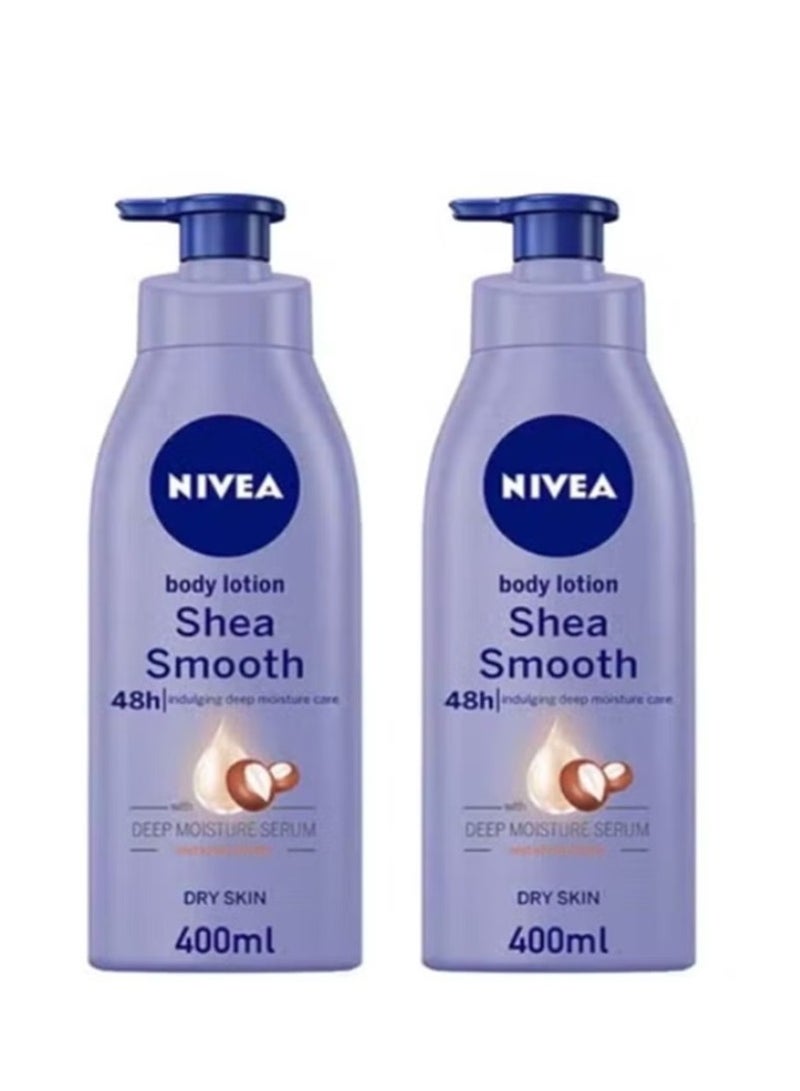 نيفيا لوشن لتنعيم البشرة الجافة بزبدة الشيا 400 مل 1+1 - Image 1