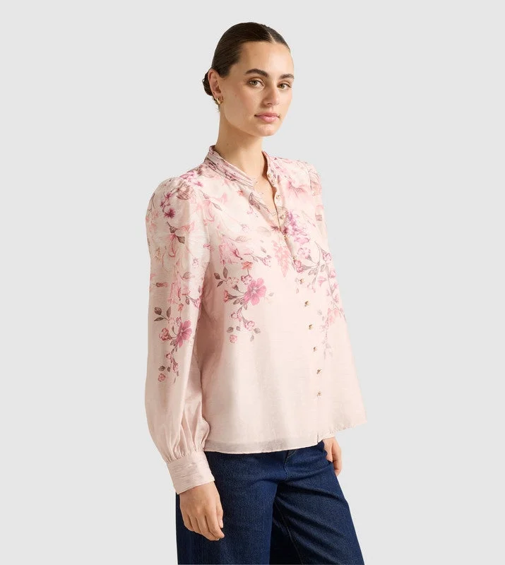 Forever New  Sh13320-Fuchsia Women's Blouse for Women | Best Price UAE