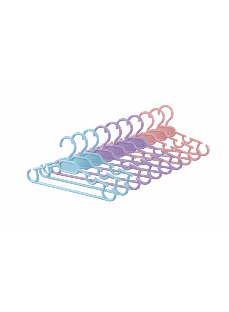favilla Children's Clothes Hanger Set, 30 Non-Slip Pieces, 28 cm - Multicolor - Code 681 - Image 2