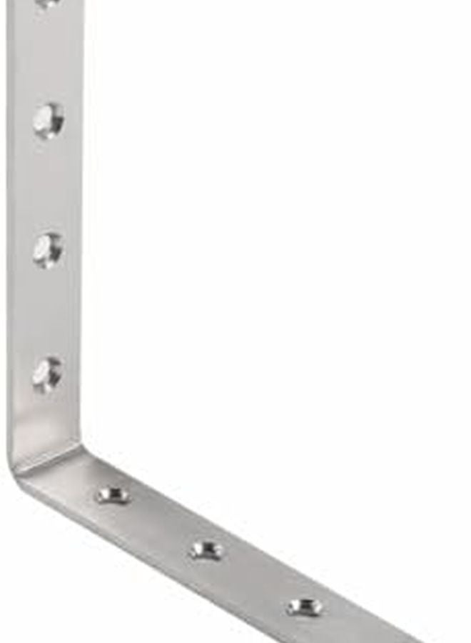 Heavy Duty Stainless Steel Corner Bracket 125x125x20mm For Shelf Furniture Wood - Image 1