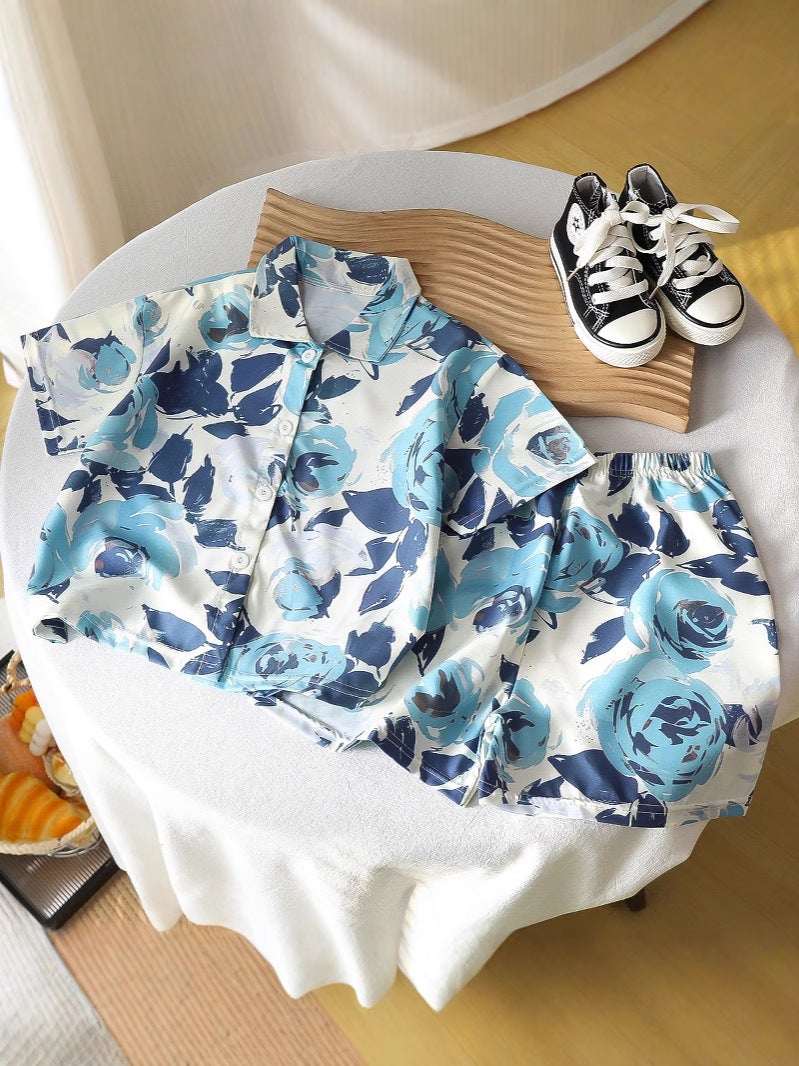 Children'S Summer Suit Boys Summer Baby Short Sleeve Shorts Children'S T-Shirt Loose Shirt Tide Children'S Clothing - Image 5