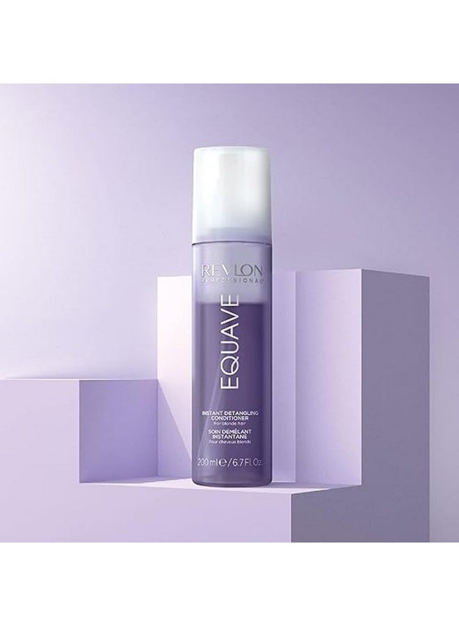 Revlon Professional Equave Instant Detangling Care without Rinsing 2 Phase Hydronutritive Moisturising for Dry Hair 200 ml - Image 3