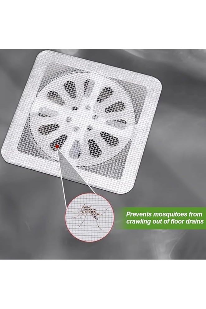 75PCS Disposable Shower Drain Hair Catcher Drain Screen for Shower Drain Mesh Cover Drain Sticker,Bathroom,Kitchen,Laundry, Bathtub,Sink,for Pet Hair - Image 5