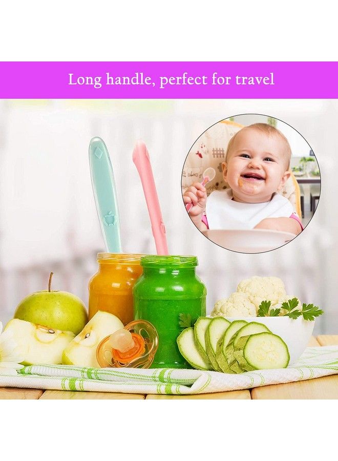 Safe-O-Kid 1 Soft Tip Silicone Spoon Blue - Image 3