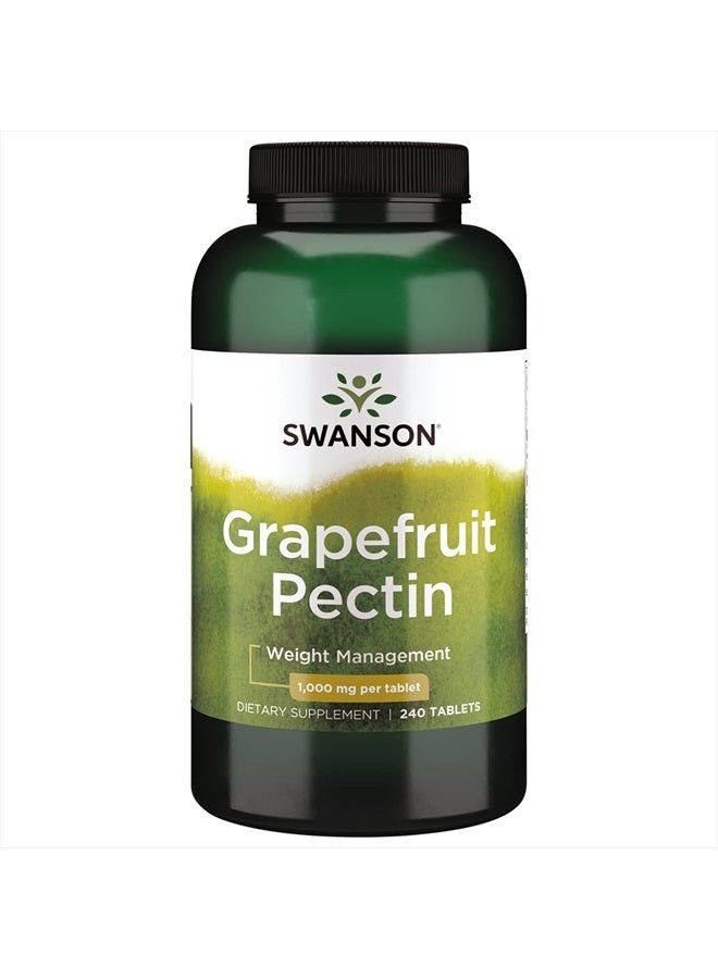 SWANSON Grapefruit Pectin 1000 Milligrams 240 Tabs - Image 1