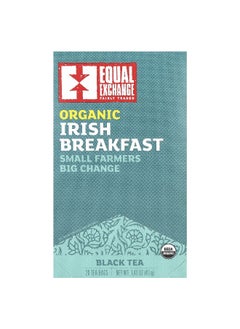 Equal Exchange Equal Exchange, Black Tea, Organic Irish Breakfast, 20 Tea Bags, 1.41 oz (40 g)  - Image 1