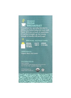 Equal Exchange Equal Exchange, Black Tea, Organic Irish Breakfast, 20 Tea Bags, 1.41 oz (40 g)  - Image 2
