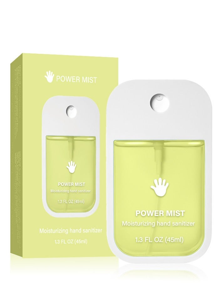 باور Power Mist  Moisturizing hand sanitizer Mist Hydrating Hand Sanitizer Spray For Adults And Kids,Spray Hand Sanitizer Travel Size,Hydrating Hand Sanitizer Spray For Adults,Power Mist Hand Sanitizer 45ml (Vanilla) - Image 1