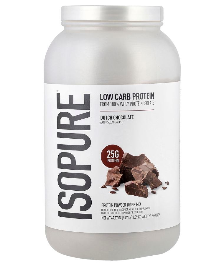 Isopure Low Carb Protein Powder Dutch Chocolate 3.07 lb (1.39 kg)