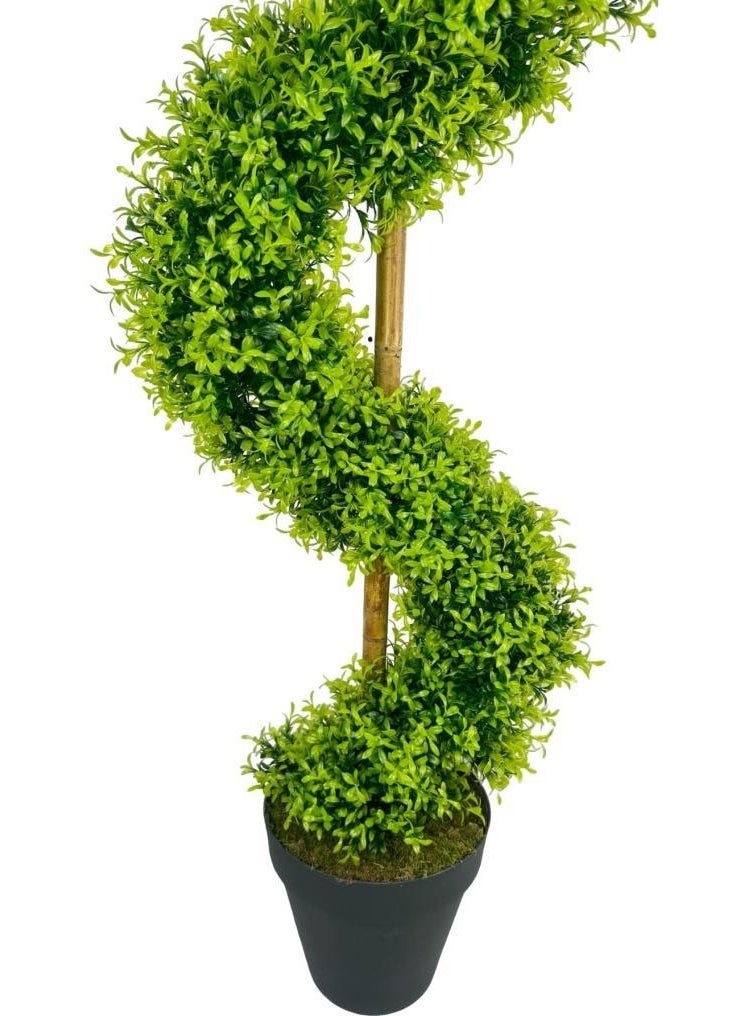 Artificial Tree Spiral Boxwood Tree with Thin Leaves 160CM Bamboo Stem Living Room Plant Plain Green - pzsku/Z0C170127ADCF36A2AC33Z/45/_/1728063540/8c4e6e73-a1a1-45d1-8b12-2258c83d2f66