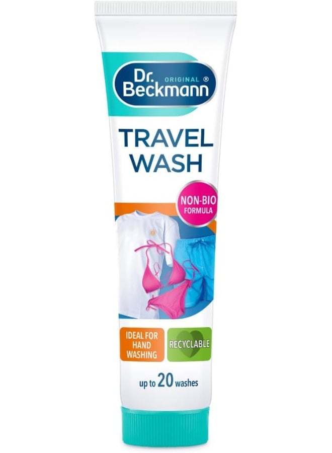 Dr. Beckmann Travel Wash | Clean laundry ON THE GO | up to 20 washes | 100ml - Image 1