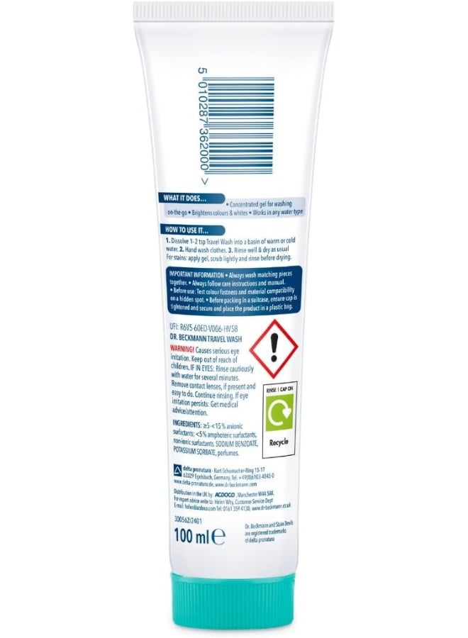 Dr. Beckmann Travel Wash | Clean laundry ON THE GO | up to 20 washes | 100ml - Image 2