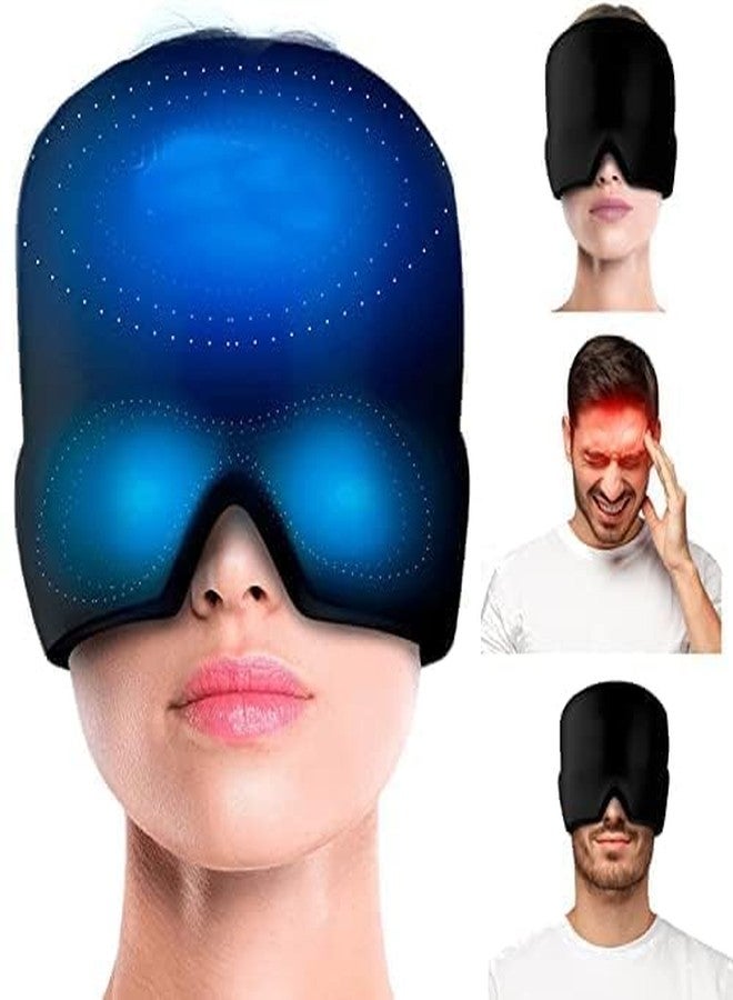 HGC Migraine Relief Cap, Cold Therapy Headache Relief Hat/Ice Head Wrap/Ice Pack Mask, Cold Compress Headache Relief Cap for Tension, Sinus & Stress(multicolor) - Image 3