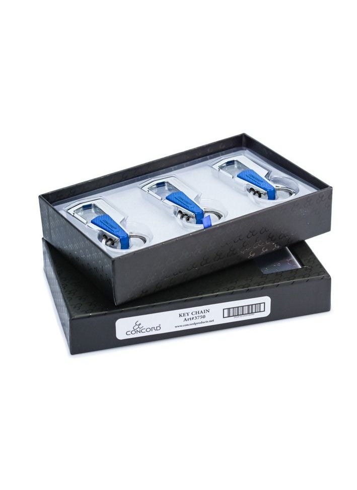CONCORD Key chain Blue Matt Finish 6 pcs  - Image 3
