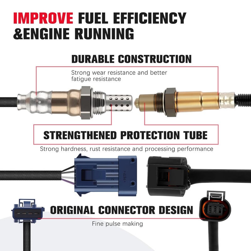 QIJIAUTO O2 Oxygen Sensor Upstream Downstream for Mini Cooper 2011-2015 - Image 4