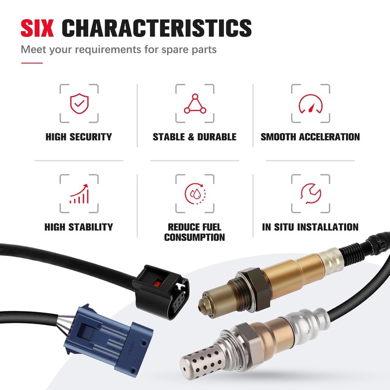 QIJIAUTO O2 Oxygen Sensor Upstream Downstream for Mini Cooper 2011-2015 - Image 5
