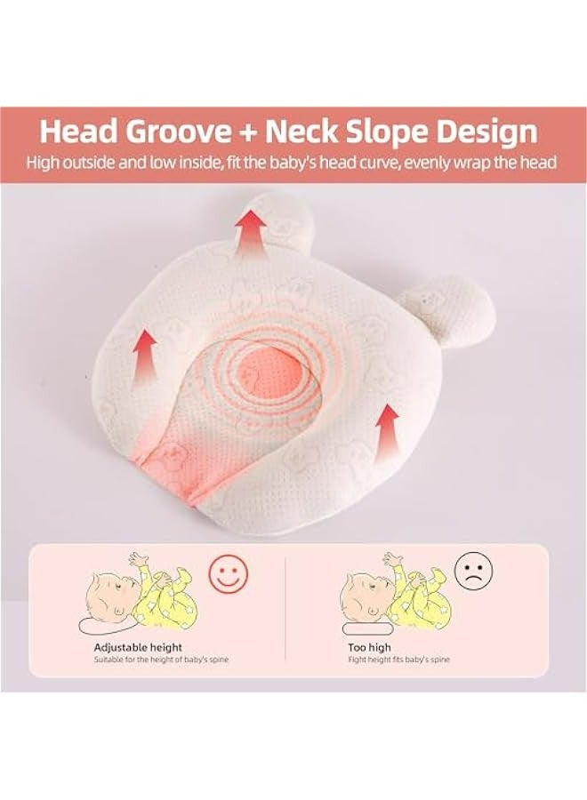 Soft and Cozy Portable Travel Pillow with Cute Cartoon Bear Design, Ergonomically Adjustable and Hypoallergenic  - Image 4