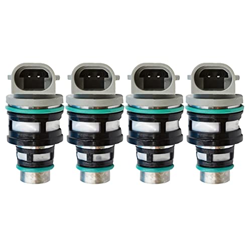 RainMan S 4 pcs 5 Holes Fuel Injectors Replacement for Chevrolet Cavalier S10 LLV Beretta Corsica GMC Sonoma Pontiac Sunfire Buick Century Cutlass Ciera 22L Replaces 17113124 17113197 - Image 1