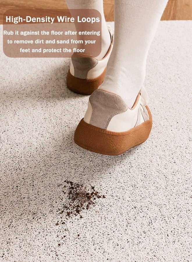 MLADEN الحصير الأبواب الداخلية غير المنقولة بانزلاق الأمام الأمامي مقاومة السجاد دخول الأوساخ البساط كلاسيكيات النمط الهندسي كلاسيكي لصالح دخول الباب الأمامي الداخلي في الخارج 40*60 سم - Image 3